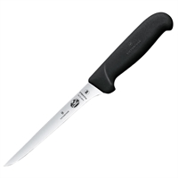 Victorinox Fibrox Curved Narrow Flexible Boning Knife Black 15cm