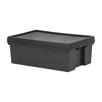 Wham Bam Recycled Storage Box & Lid Black