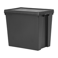 Wham Bam Recycled Storage Box & Lid Black