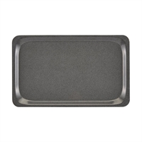 Cambro Capri Laminate Rectangular Trays Charcoal 280x360mm (120 Pack)