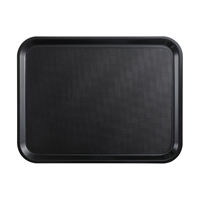 Cambro Mykonos Laminate Non-Slip Trays Black 330x430mm (24 Pack)