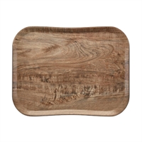 Cambro Versatray PE Rectangular Non-Slip Trays Wood Effect 330x430mm (12 Pack)