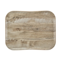 Cambro Versatray Century PE Rectangular Non-Slip Tray Light Oak 430-460mm