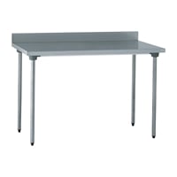 Tournus Edelstahltisch 1200mm mit Aufkantung