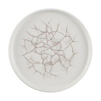 Churchill Studio Prints Kintsugi Agate Walled Plates Grey 220mm (6 Pack)
