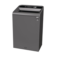 Rubbermaid Configure Container with Landfill Label Black