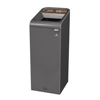 Rubbermaid Configure Container with Food Waste Label Brown