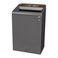 Rubbermaid Configure Container with Food Waste Label Brown