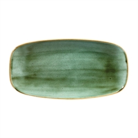 Churchill Stonecast Rectangular Plates Samphire Green 153 x 298mm