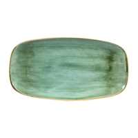 Churchill Stonecast Rectangular Plates Samphire Green 189 x 355mm (6 Pack)