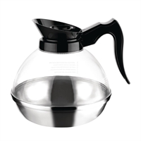 Pichet à café Olympia Tritan avec base en acier inoxydable