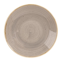 Churchill Stonecast Deep Coupe Plates Grey 281mm (12 Pack)
