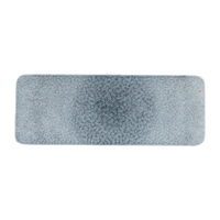 Churchill Raku Rectangular Tiles Topaz Blue 140 x 376mm (4 Pack)
