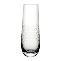 Utopia Raffles Diamond Champagne Glasses 300ml (6 Pack)