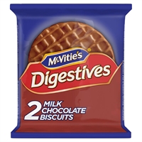 McVitie's Milk Chocolate Digestives Twin Biscuit Packs (24 x 2 Biscuits)