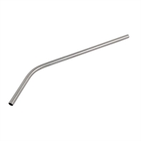 Beaumont Stainless Steel Straws Curved (25 Pack)