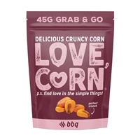 LOVE CORN BBQ Crunchy Corn Snack 45g (10 Pack)