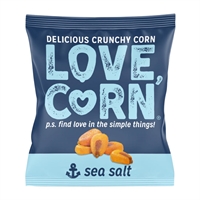 LOVE CORN Crunchy Corn Snack Sea Salt (24x20g)