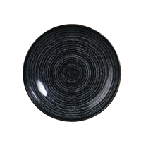 Churchill Studio Prints Round Coupe Plates Charcoal Black 248mm