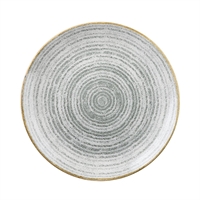 Churchill Studio Prints Homespun Stone Grey Coupe Plates 260mm (12 Pack)