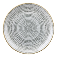 Churchill Studio Prints Round Coupe Plates Stone Grey 217mm
