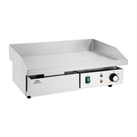 Nisbets Essentials tafelmodel elektrische bakplaat 48 x 31cm 3000W
