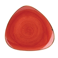 Churchill Stonecast Triangle Plates Berry Red 192mm (12 Pack)
