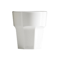 BBP Polycarbonate Rocks Tumbler 256ml White (36 Pack)