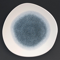 Churchill Studio Prints Raku Round Trace Plates Topaz Blue 264mm (12 Pack)