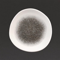 Churchill Studio Prints Raku Round Trace Plates Quartz Black 210mm (12 Pack)