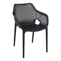 Furnlink Siesta Exclusive Air XL Armchair - Black (2 Pack)