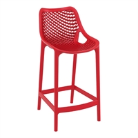Furnlink Siesta Exclusive Air Barstool 65 - Red (2 Pack)