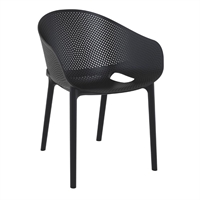 Furnlink Siesta Exclusive Sky Pro Chair - Black (2 Pack)