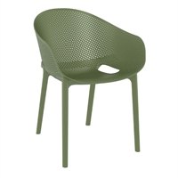 Furnlink Siesta Exclusive Sky Pro Chair - Olive Green (2 Pack)