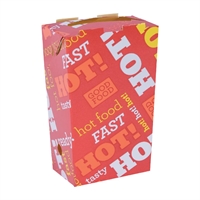 Detpak Hot Fast Food Large Rectangular Chip Carton (Pack 50)