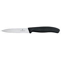 Victorinox Classic 10cm Paring Knife Black Handle Plain