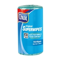 Chux Superwipes perforated roll green 65m x 300mm