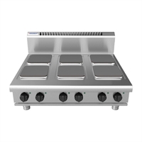Waldorf 800 - 900mm Electric Cooktop Sealed Hobs - Bench Model