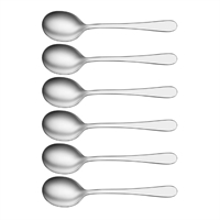 Tablekraft Luxor Soup Spoon Hang selll 18/0 Stainless Steel 177mm (6 Pack)