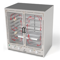 Roband Heat 'n' Hold with Hinged Door on Control Side and Sliding Door on Display Side