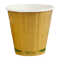 Biopak BioCup Double Wall Kraft Green Line - 295ml / 90mm (1000 Pack)