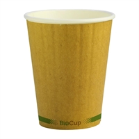 Biopak BioCup Double Wall Kraft Green Line - 390ml / 90mm (1000 Pack)