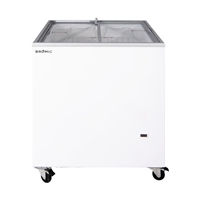 Bromic CF0200FTFG-NR Display Chest Freezer - Flat Glass Top - 191Ltr
