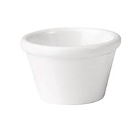 Coucou Melamine Ramekin Smooth White - 45ml