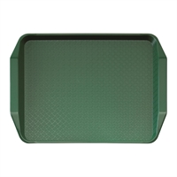 Cambro Fast Food Rectangular Handled Tray - Green - 300x410mm