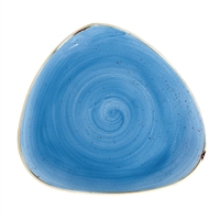 Churchill Stonecast Triangle Plates Cornflower Blue 311mm (6 Pack)