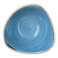 Churchill Stonecast Triangle Bowls Cornflower Blue 184mm (12 Pack)