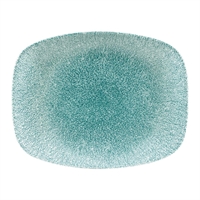 Churchill Raku Oblong Chef Plates Jade Green  202 x 261mm (12 Pack)