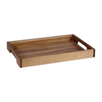 Churchill Alchemy Wooden Rectangular Handled Trays 258x397mm (4 Pack)