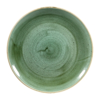 Churchill Stonecast Round Coupe Plates Samphire Green 260mm (12 Pack)